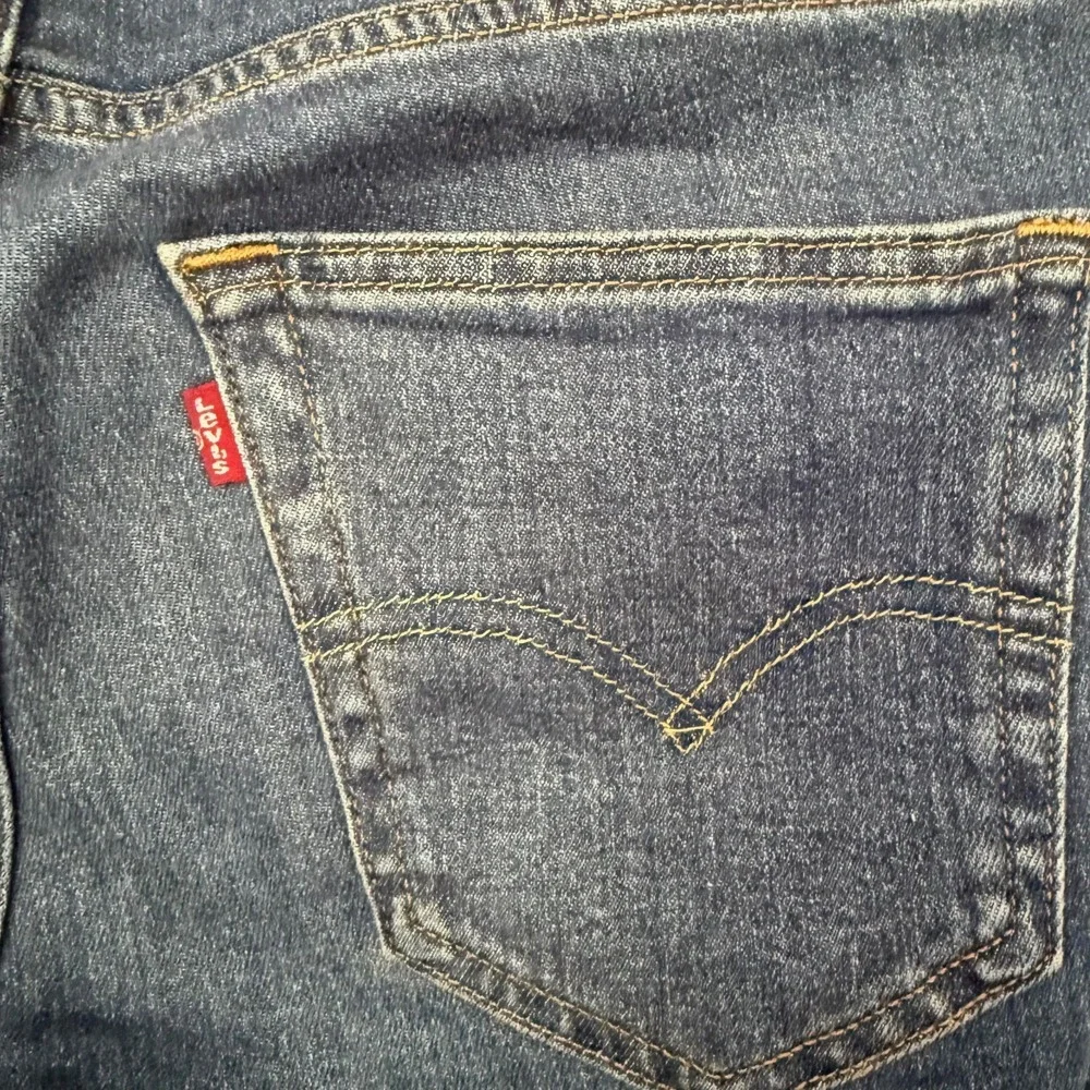 Levis 511 Jeans Mens 32x29 Straight Leg‎ Whiskered Dark Wash Streetwear Workwear